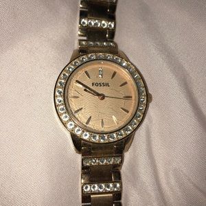 Rose Gold FOSSIL Watch